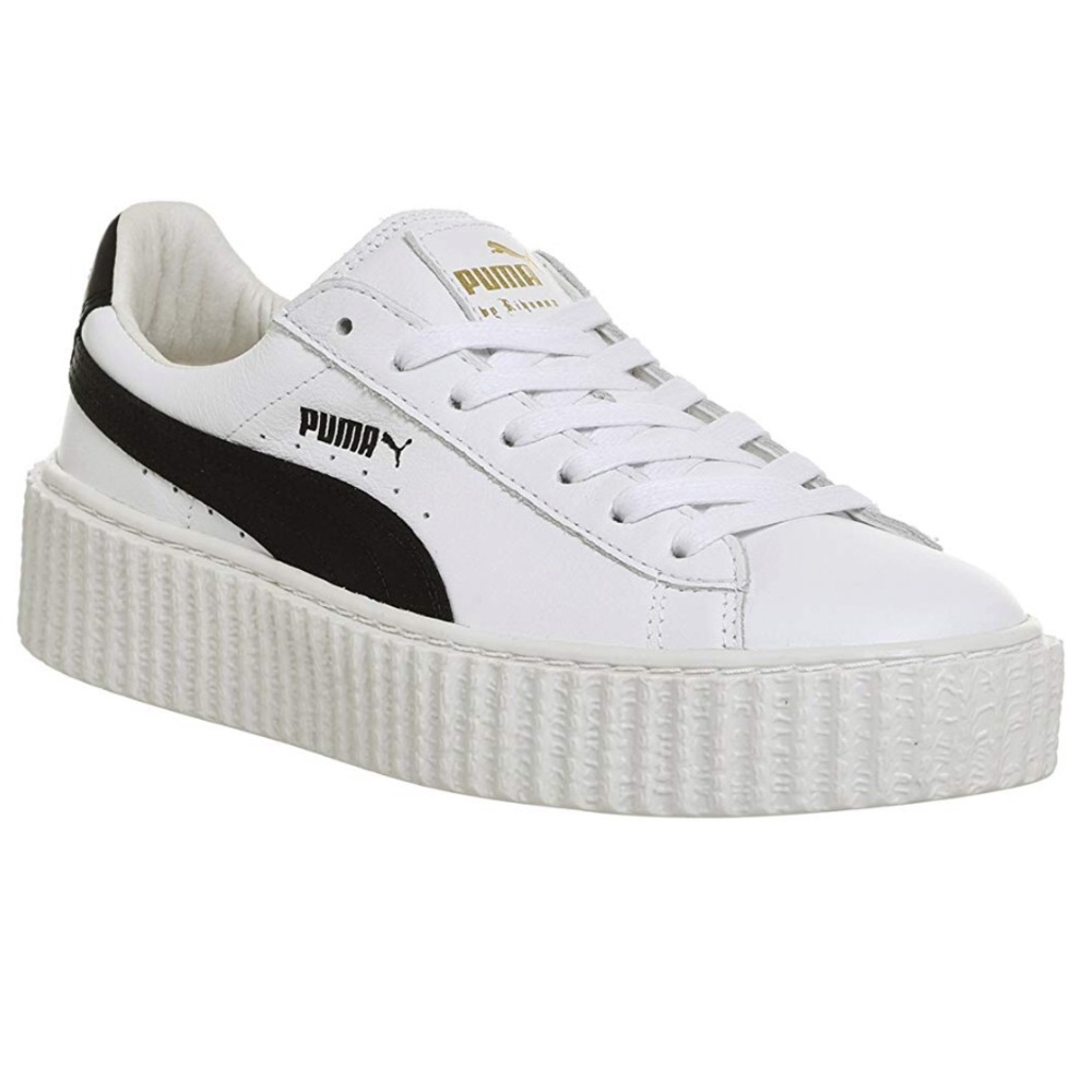 PUMA X FENTY BY RIHANNA White leather creepers